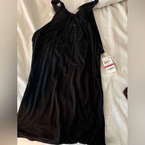 INC xs black keyhole tank nwt